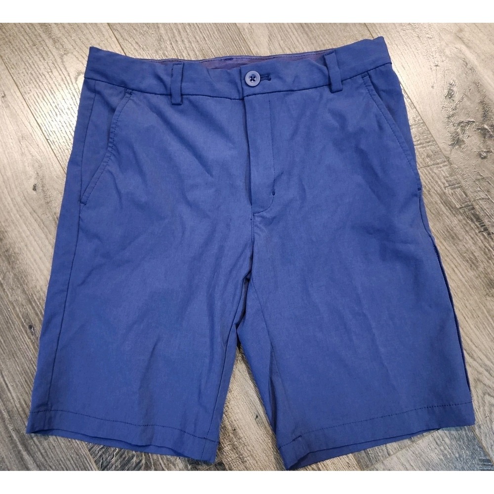 Vineyard Vines Shorts Boy's 16 Blue Performance Polyester Adjustable Logo Pocket